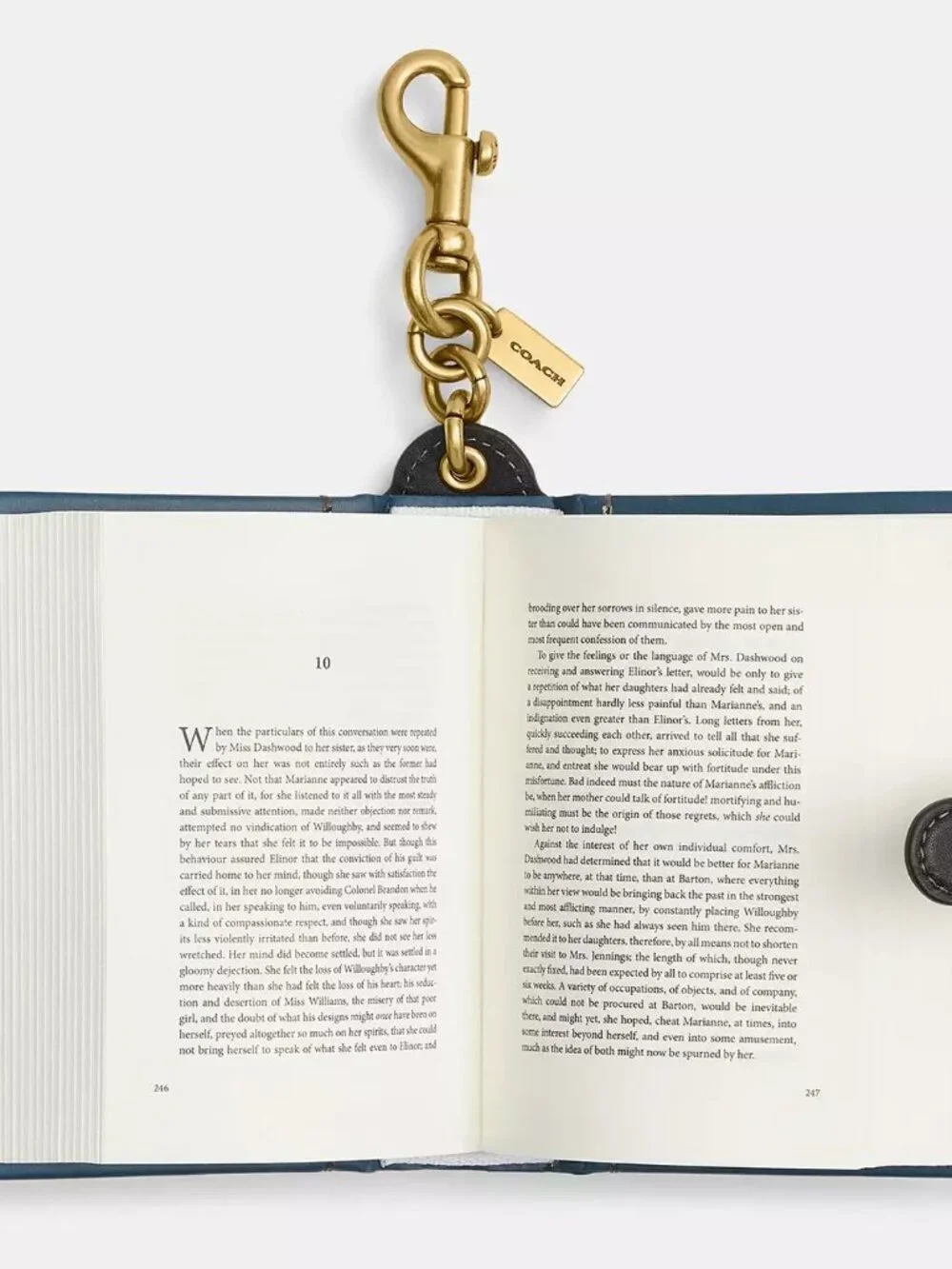 Coach Sense And Sensibility By Jane Austen Book Bag Charm - CFK42